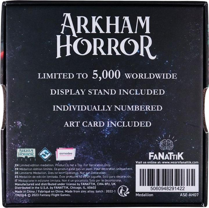 Actual product image Fanattik Arkham Horror réplique Elder Sign Amulet Limited Edition