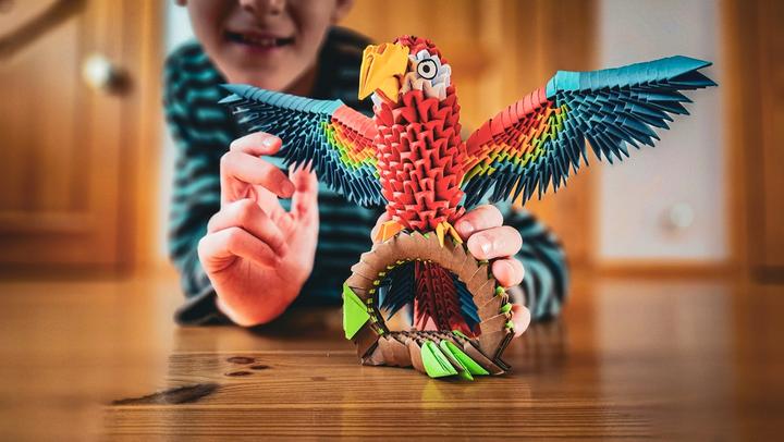 Actual product image Alexander Origami 3D Papagei