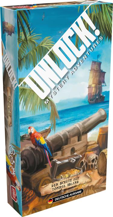 Actual product image Asmodée Unlock! - The treasure on Tonipal Island (German)