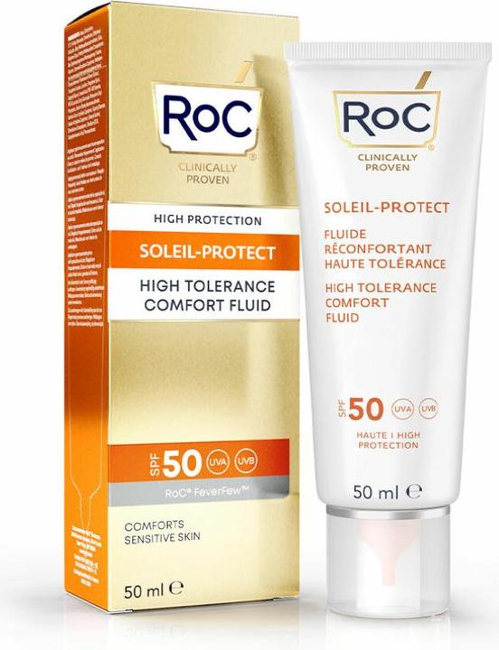 Actual product image Roc Soleil-Protect High Tolerance Comfort Fluid (Sun cream face, SPF 50+, 50 ml)