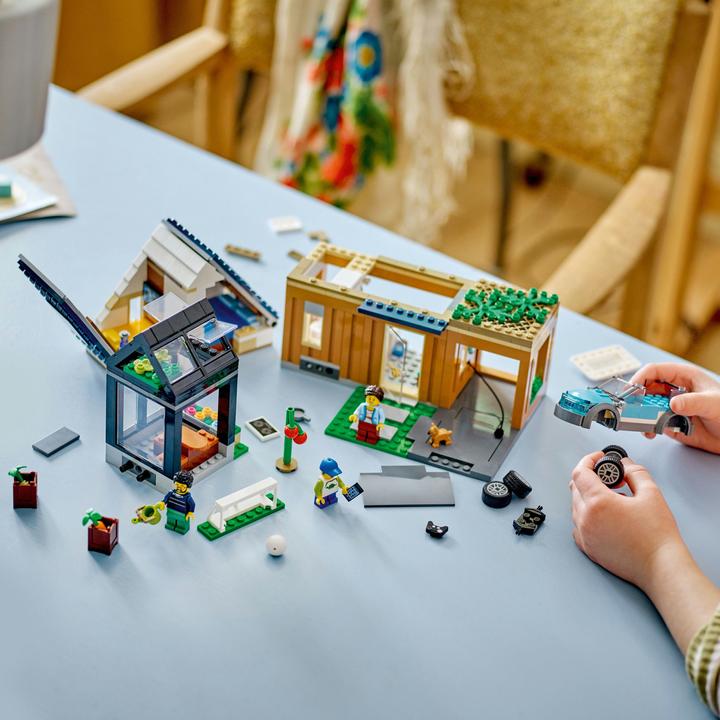 Image du produit LEGO Maison familiale avec voiture électrique (60398, LEGO City)