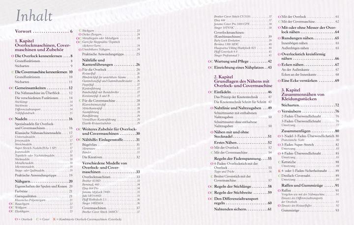Image du produit Richtig nähen mit Overlock- und Coverlock-Maschinen (Allemand, Christelle Beneytout, 2021)
