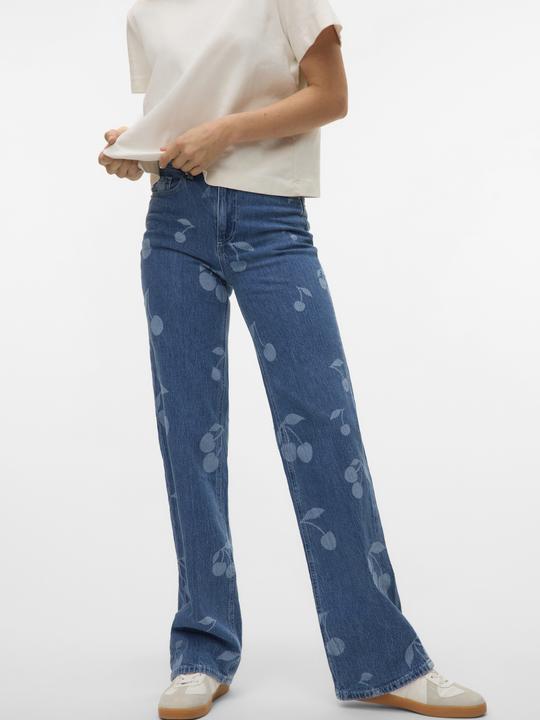 Image du produit Vero Moda VMTESSA Hohe Taille Weiter Beinschnitt Jeans Weit geschnitten (W28/L30)