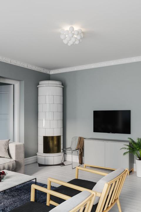 Produktbild By Rydens Gross Deckenleuchte Ø30 Matt White (G9)