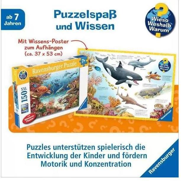 Image du produit Ravensburger Créatures marines sur le récif corallien (150 pièces)