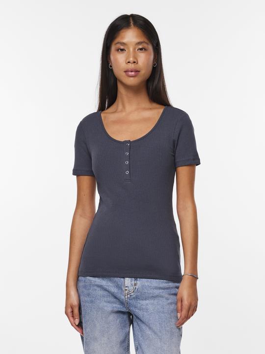 Immagine prodotto Pieces Top a coste con maniche corte (XL)