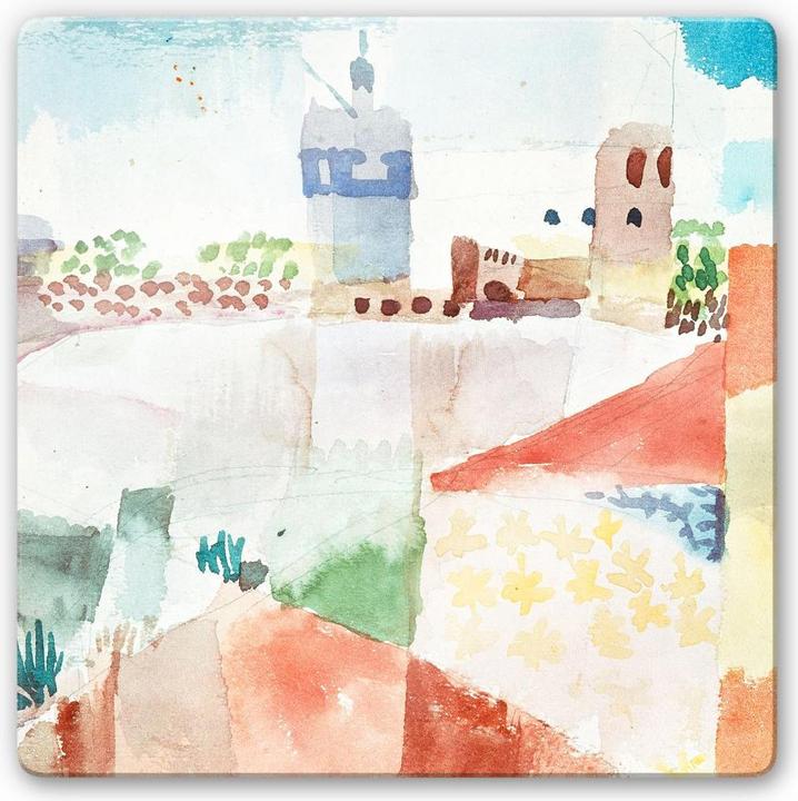 Image du produit Trenddeko Trèfle - Hammamet avec la mosquée (50 x 50 cm)