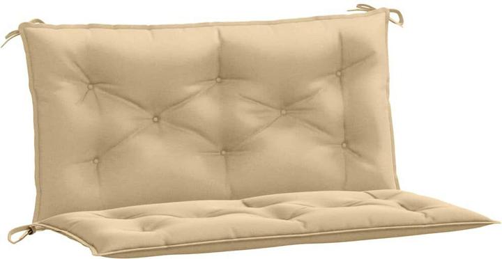 Actual product image VidaXL Garden bench cushions 2 pcs. fabric (100 x 50 x 7 cm)