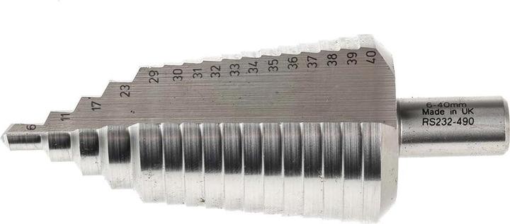 Produktbild Rs Pro Stufenbohrer 6-40mm (8 mm, 11 mm, 14 mm, 17 mm, 20 mm, 23 mm, 26 mm, 29 mm, 32 mm, 35 mm, 38 mm, 41 mm)