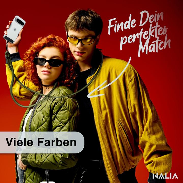 Actual product image Nalia HoldMe Lanyard Handykette – Universal Trageband für Smartphones - Verstellbar, Soft & Elastisch