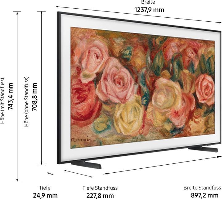 Produktbild Samsung The Frame QE55LS03D (55", LS03D, QLED, 4K, 2024)