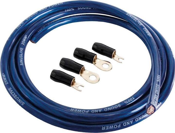 Actual product image Sinuslive Car HiFi Power Cable Set Sinus Live Battery Cable