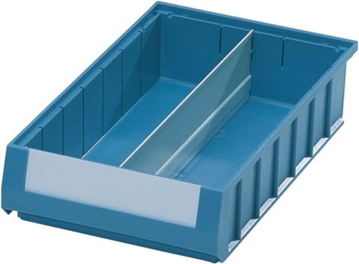 Produktbild HP Autozubehör Längsteiler für Regalkasten L 300 x H 140 mm Stahlblech grau (27 cm, 13 cm)