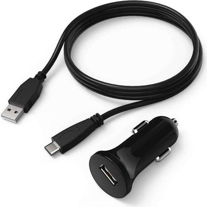 Actual product image Hama Car charger with USB-C cable