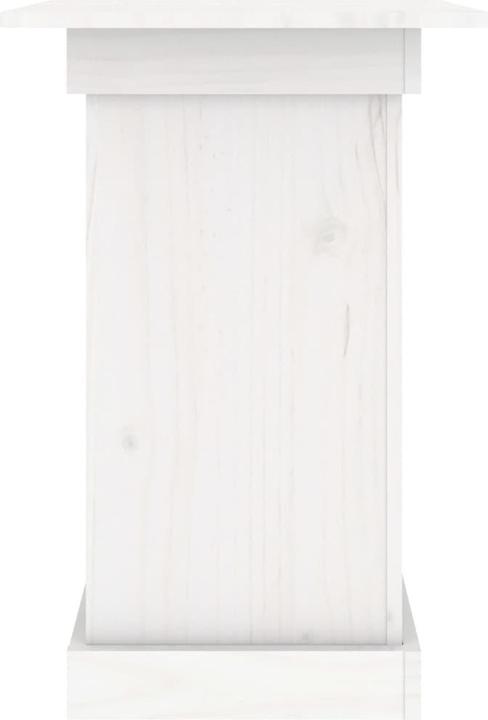 Immagine prodotto VidaXL Blumenständer Weiss 40x40x60 cm Massivholz Kiefer,Farbe