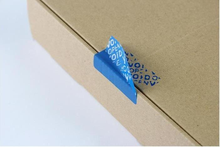Produktbild Transpak Sicherheitsetiketten Masse 50x32mm blau blau