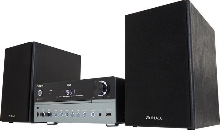 Actual product image Aiwa MSBTU-700 mikrojärjestelmä, hopea (Bluetooth, CD player, 1x 25 W)