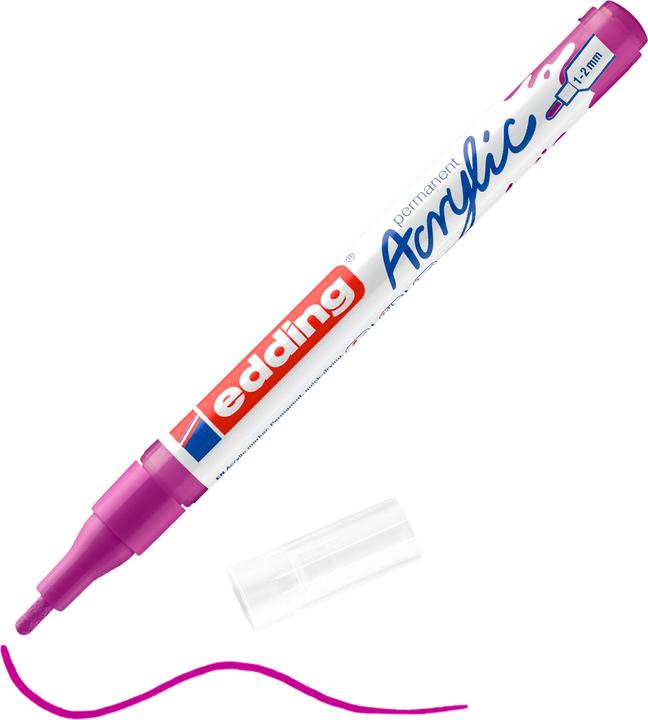Actual product image Edding Acrylic marker 5300 Fine (Berry, 2 mm, 1 x)