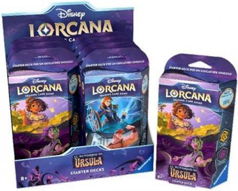 Produktbild GED Lorcana Box Starter Decks: Il Ritorno di Ursula ITA (Booster Pack)