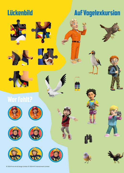 Produktbild Panini Feuerwehrmann Sam: 1001 Sticker: Stickern - Rätseln - Ausmalen