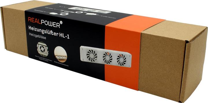 Produktbild RealPower Heizungslüfter HL-1,Lüfter mit 3 Ventilatoren