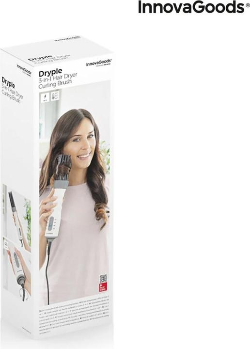 Produktbild InnovaGoods 3-in-1-Haartrockner, Styler und Lockenbürste Dryple 550 W