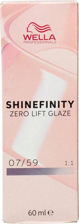 Actual product image Wella Shinefinity Permanent Hair Colour Nº 07/59 60ml