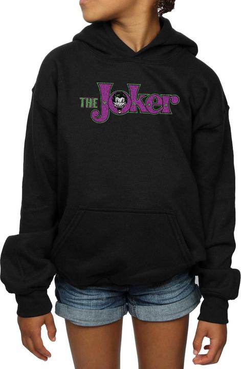 Produktbild The Joker Crackle Logo Kapuzenpullover Mädchen (152, 158)