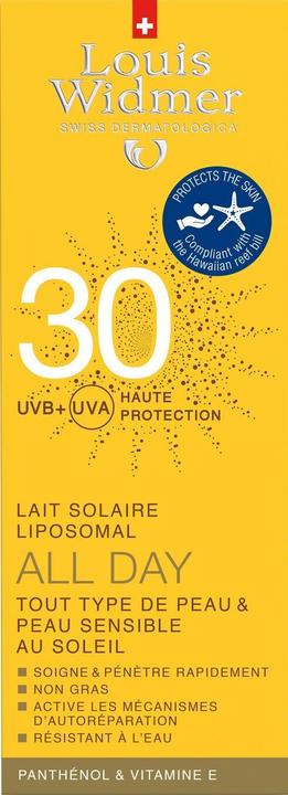 Immagine prodotto Louis Widmer Tutto il giorno profumato SPF 30 (Latte solare, SPF 30, 200 ml, 255 g)