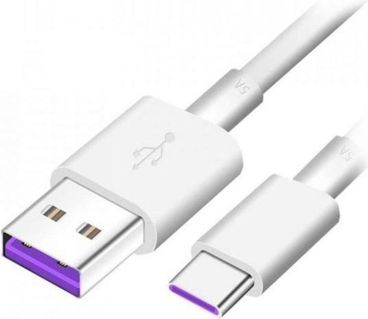Immagine prodotto Huawei AP71 Caricabatterie rapido USB-C Cavo dati 5A 1m Bianco (in blocco) (1 m, USB 3.2 Gen 1)