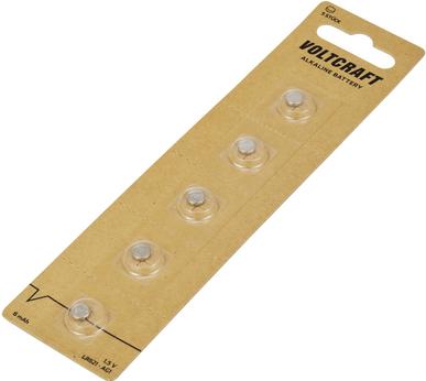 Produktbild Voltcraft Knopfzelle LR 621 1.5 V 5 St. 6 mAh Alkali-Mangan LR621 (5 Stk., LR621, 6 mAh)