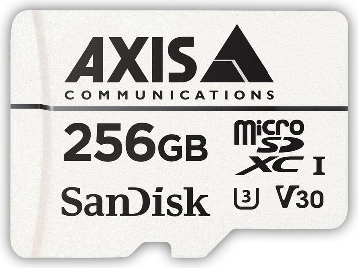 Axis Speicherkarte Surveillance 256 GB microSDXC 1 Stück (256 GB, microSDXC, U3, UHS-II)