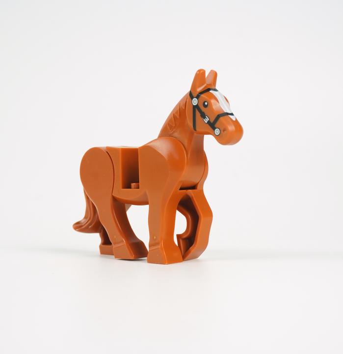 Image du produit LEGO Cheval Orange foncé Chevalier Figurines Minifigurines - 10352c01pb08 NOUVEAU! Quantité 1x (10352)