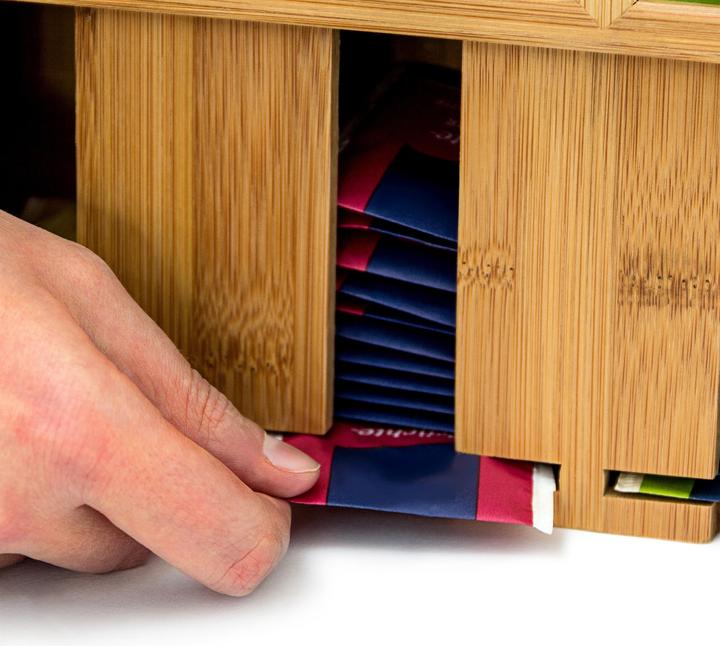 Actual product image Relaxdays Tea bag dispenser
