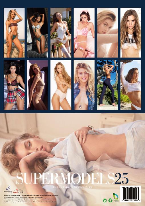 Produktbild Supermodels: Top Model Kalender 2025 (30 x 42 cm, Harter Einband, Deutsch)