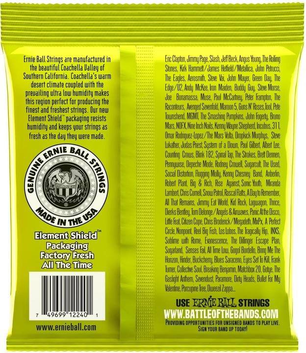 Image du produit Ernie Ball Slinky RPS (6 x, Guitare électrique, 0.05")