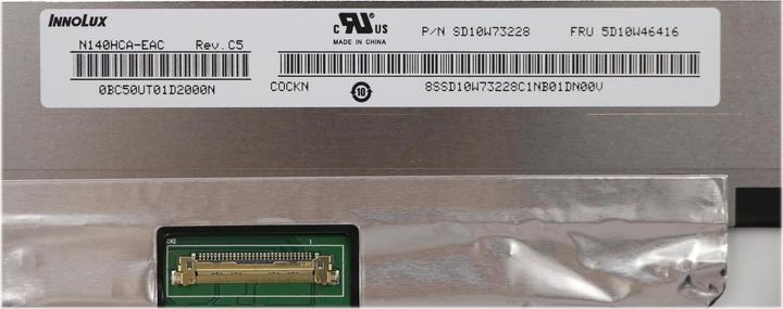 Produktbild Lenovo FRU LCD SD10W73229 (Odin INX