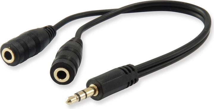 Actual product image equip Audio Splitter Y-cable (0.13 m, 3.5mm jack (AUX))