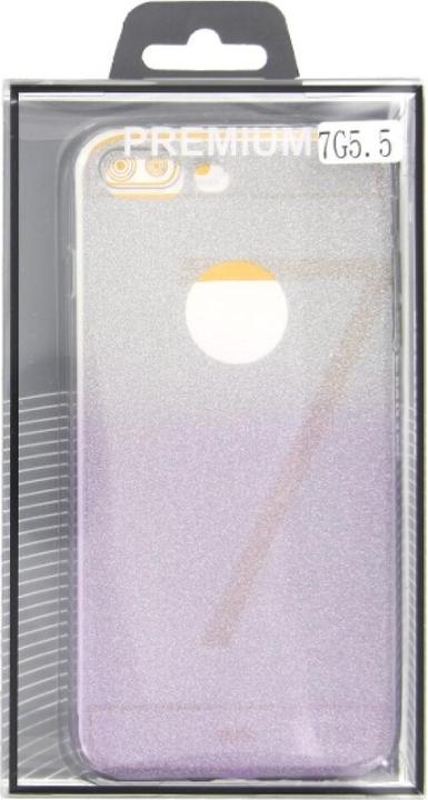 Actual product image OEM TPU Silicon Case Shine for iPhone 7 plus - purple (Apple iPhone 7 Plus)