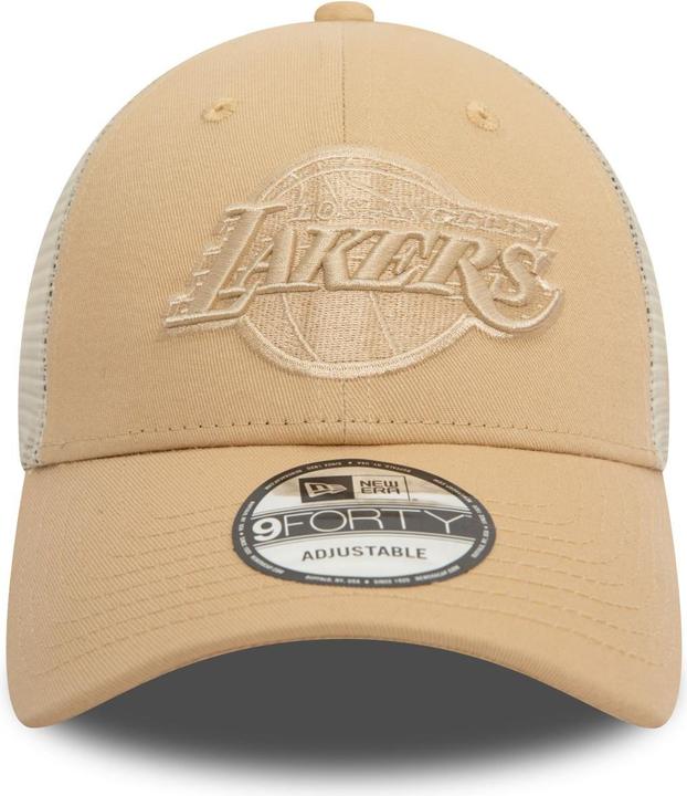 Produktbild New Era 9Forty Mesh Trucker Cap - NBA Los Angeles Lakers oat (One Size)