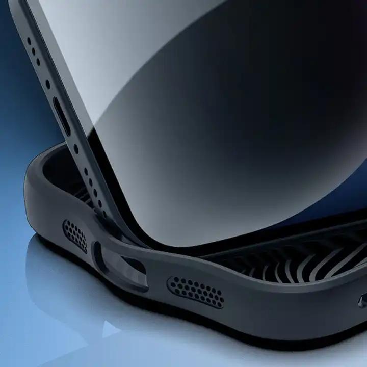 Produktbild PhoneLook Hülle Bumper Clear Waves e Wellen mit MagSafe (Apple iPhone 14 Pro Max)