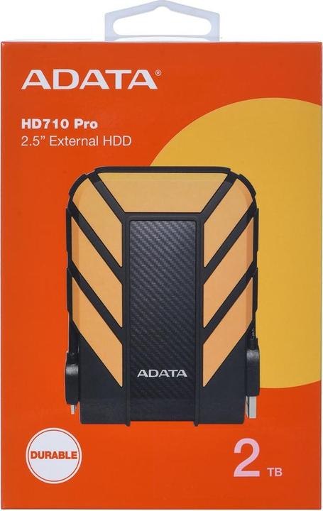Actual product image Adata external HDD HD710P Yellow 2TB USB 3.0 (2 TB)