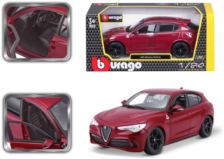 Actual product image Bburago Alfa Romeo Stelvio
