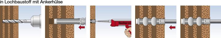 Produktbild Fischer betonskrue FBS II - UltraCut CP 14x75 10/-/- US, mek. galv. - pk a 20stk (50 Stk.)