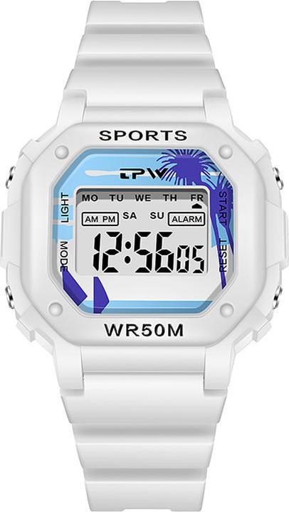 Produktbild VR Shinecon Kinderuhr Modell Timex, Weiss (Sportuhr, Digitaluhr)