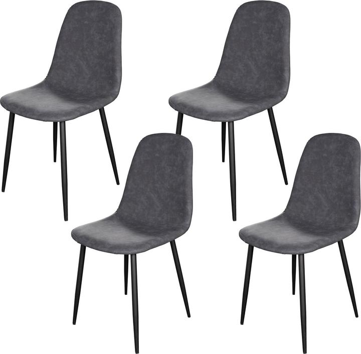 HTI-Living Stuhl Savannah PU 4er-Set