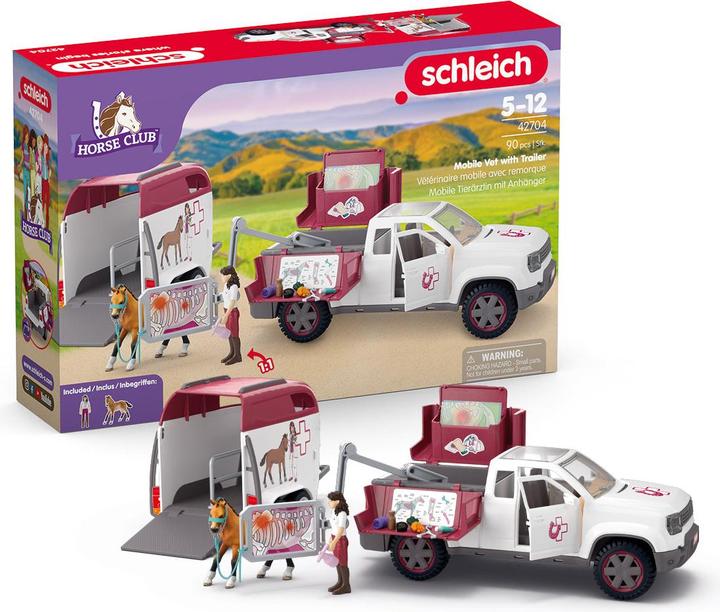 Image du produit Schleich Mobile Tierärztin mit Anhänger