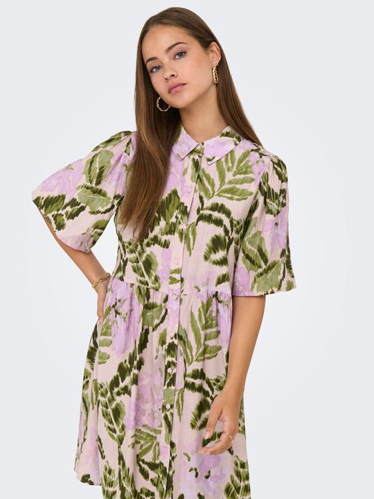 Produktbild JdY Normal geschnitten U-Ausschnitt Voluminöser Armschnitt Kurzes Kleid Kleid (XL)