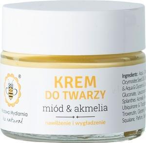 Miodowa Mydlarnia Krem do twarzy Miód i Akmelia 50ml (50 ml)