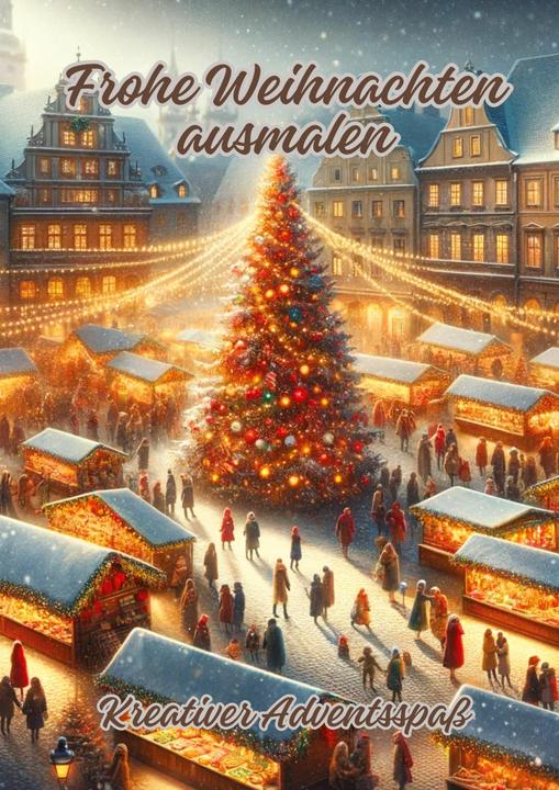 Immagine prodotto Frohe Weihnachten ausmalen (Tedesco, Diana Kluge, 2023)